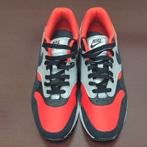Nike Red and Gray Athletic Shoes